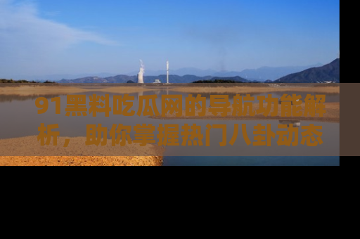 91黑料吃瓜网的导航功能解析,助你掌握热门八卦动态