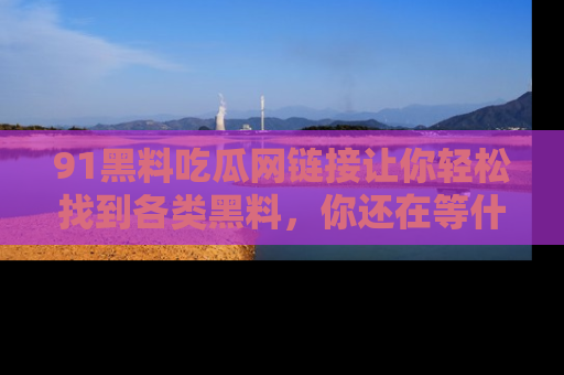 91黑料吃瓜网链接让你轻松找到各类黑料,你还在等什么呢?
