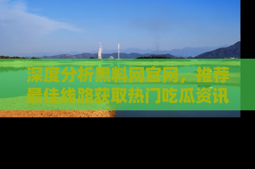 深度分析黑料网官网,推荐最佳线路获取热门吃瓜资讯