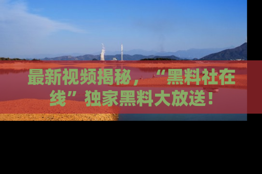 最新视频揭秘,“黑料社在线”独家黑料大放送!